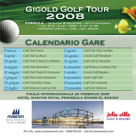 GIGOLD GOLF TOUR 2007